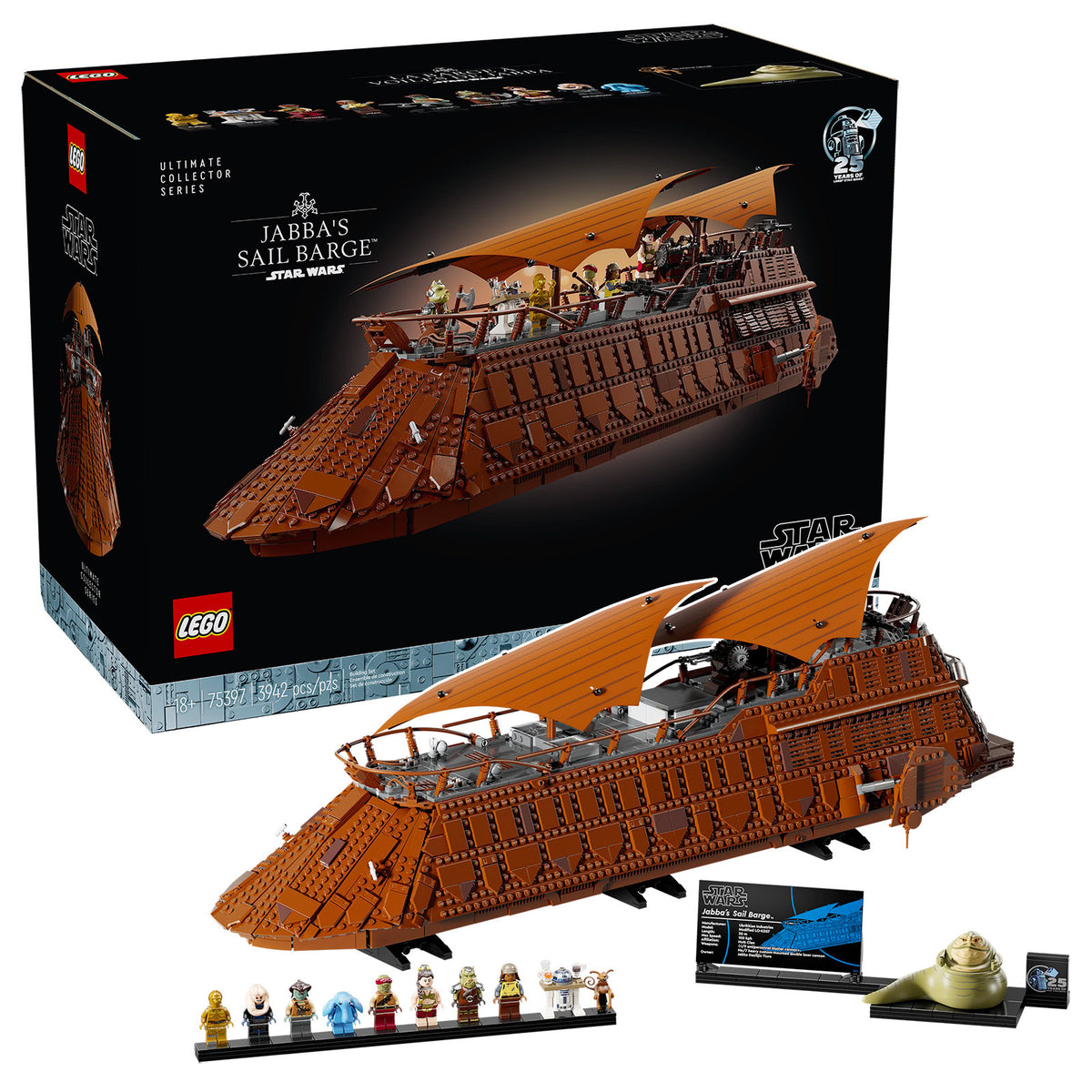 LEGO Star Wars 75397 Jabba's Sail Barge – Bambola Toymaster