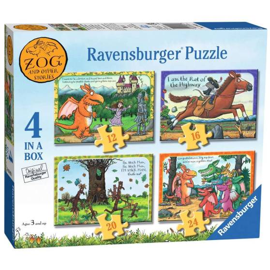 Zog & Other Stories Puzzles 4-in-a-Box