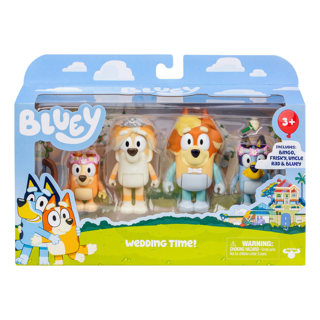 Bluey Wedding Time Figures