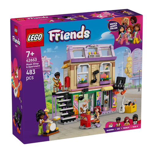 LEGO Friends 42653 Music Store & Apartment