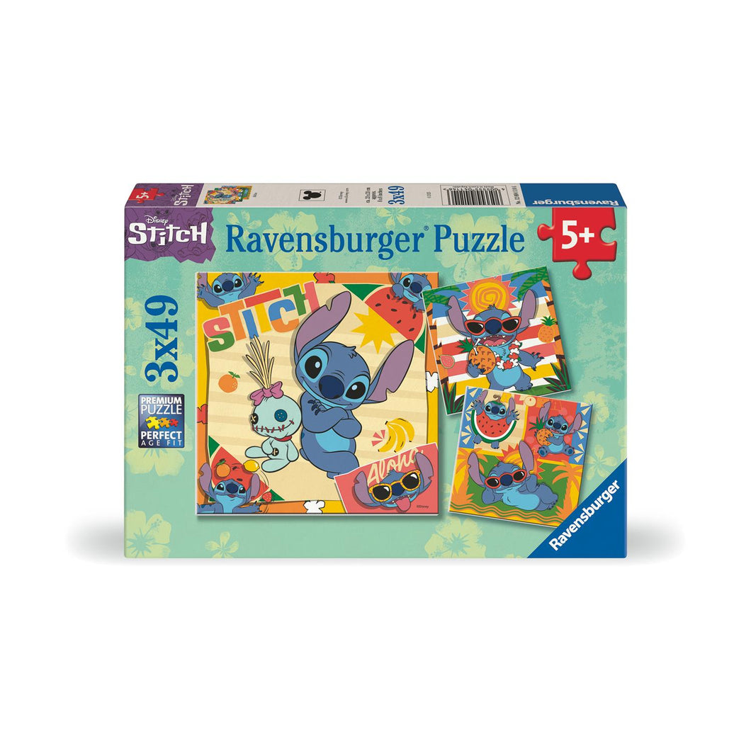 Stitch 3x49pcs Puzzle
