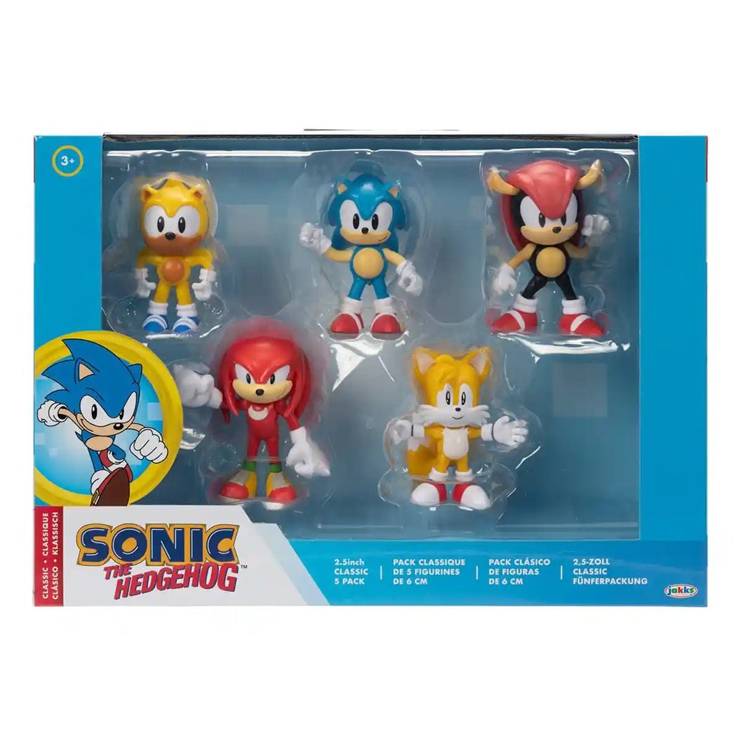 Sonic 2.5” 5 Pack Figures