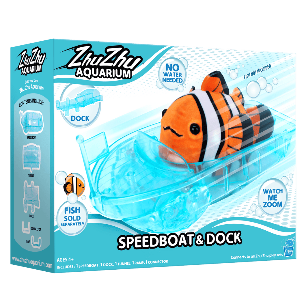 Zhu Zhu Aquarium Speedboat & Dock