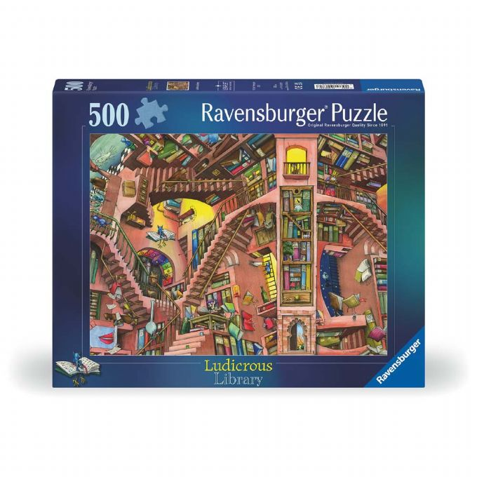 Ludicrous Library 500pc Puzzle