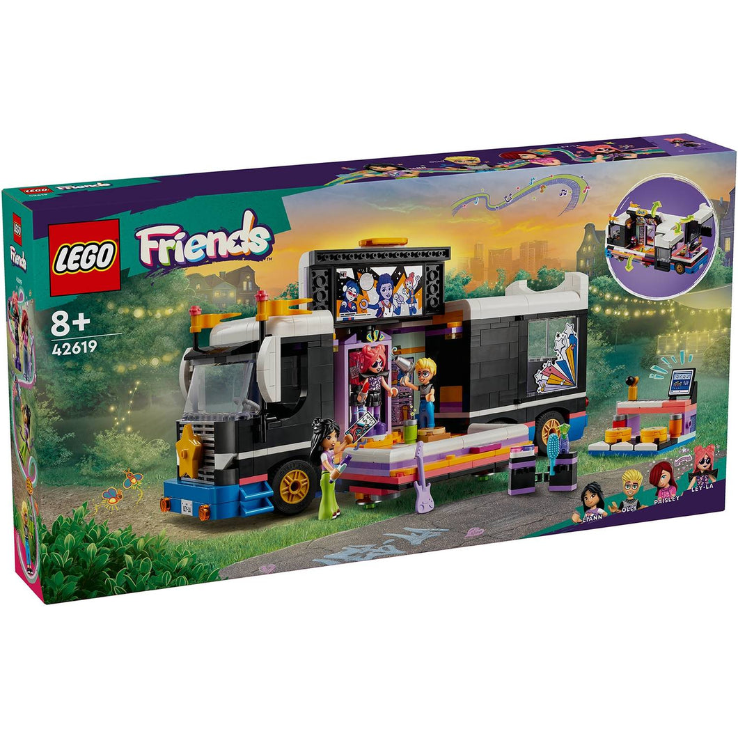 LEGO Friends 42619 Pop Star Music Tour Bus