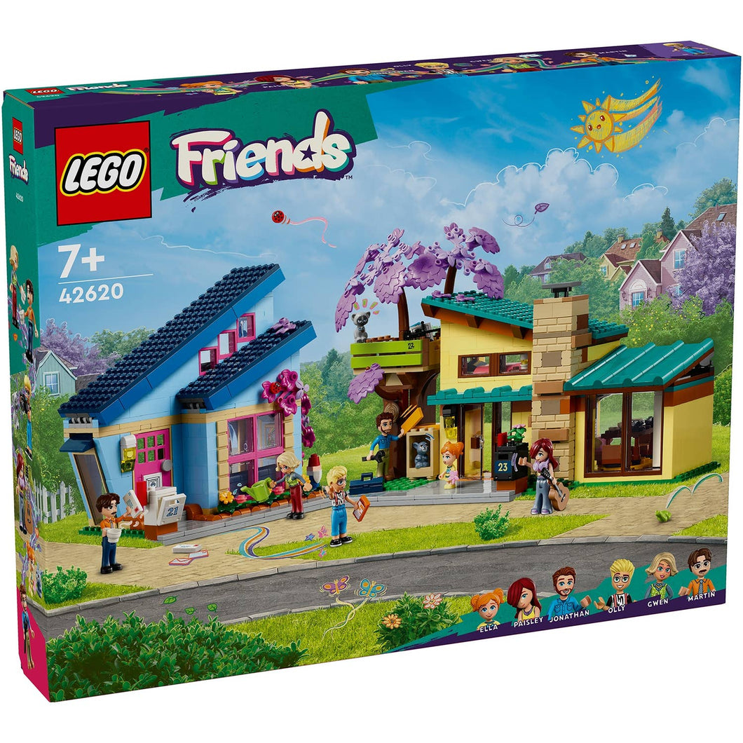 LEGO Friends 42620 Olly and Paisley's Family Houses