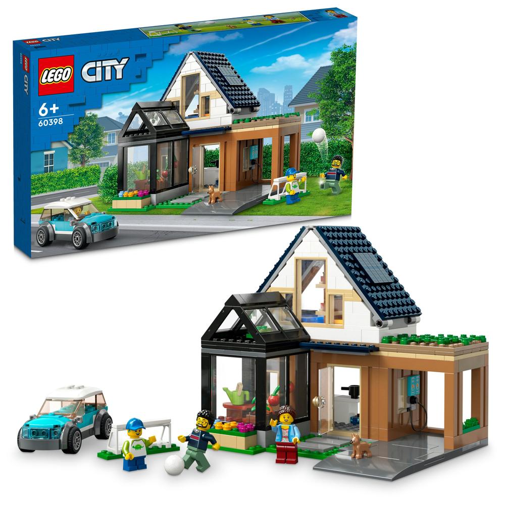 LEGO City 60398 Family House and Electric Car