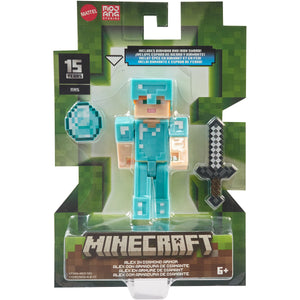 Minecraft Figure - Alex in Diamond Armour