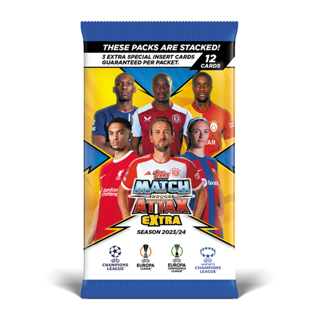 Match Attax Extra 23/24 Booster Pack – Bambola Toymaster