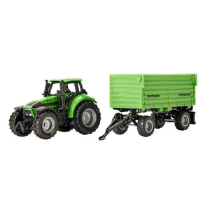 Siku 1:87 - Deutz with Fortuna 4 Wheel Trailer