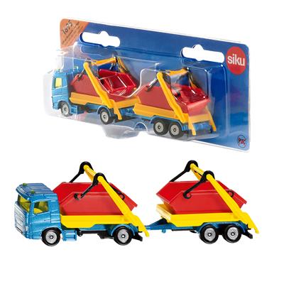 Siku 1:87 - Truck with Skip and Trailer