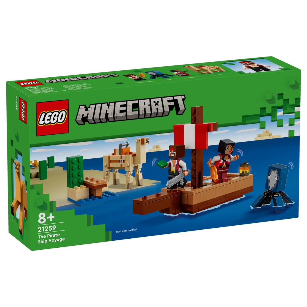 LEGO Minecraft 21259 The Pirate Ship Voyage