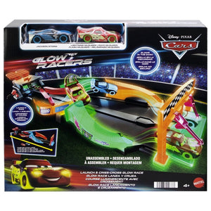 Disney Cars Glow Racers - Launch & Criss-Cross Glow Race Circuit