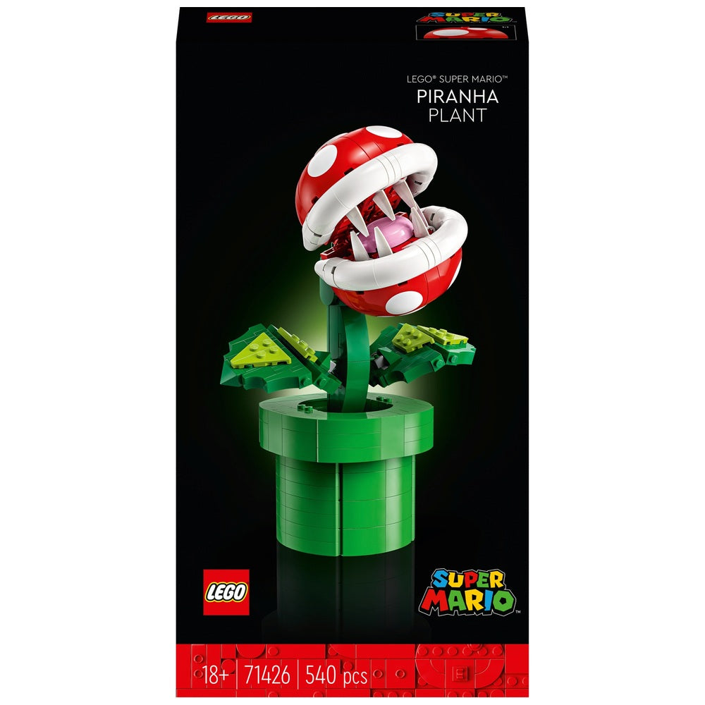 Piranha Plant Lego Mario Twitter Display Case For LEGO® Super