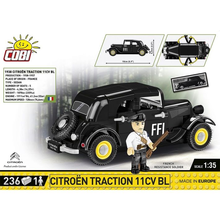 Cobi 2266 Citroen Traction 11CV BL 1:35