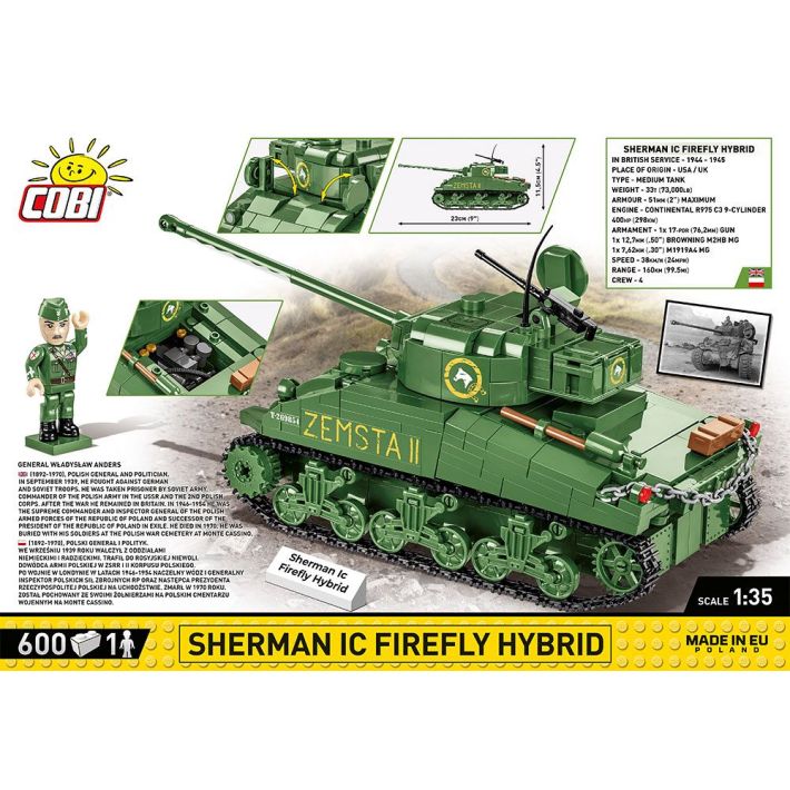 Cobi 2276 Sherman IC Firefly Hybrid 1:35