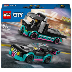 LEGO City 60406 Race Car and Car Carrier Truck