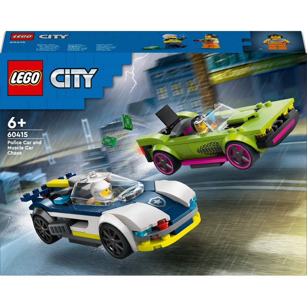 LEGO City 60415 Police Car and Muscle Car Chase