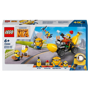 LEGO Despicable Me 4 75580 Minions and Banana Car