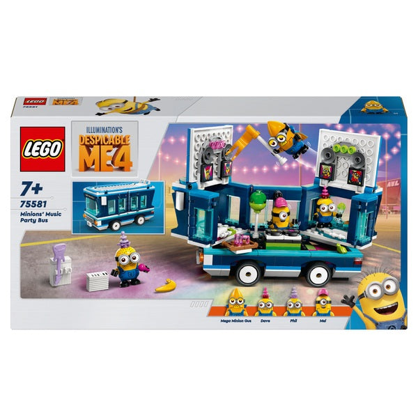LEGO Despicable Me 4 75581 Minions Music Party Bus