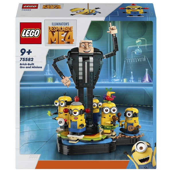 LEGO Despicable Me 4 75582 Brick-Built Gru and Minions