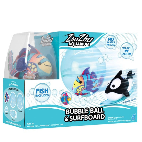 Zhu Zhu Aquarium Bubble Ball & Surfboard