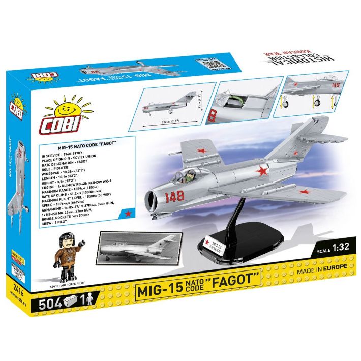 Cobi 2416 MIG-15 NATO Code “Fagot”