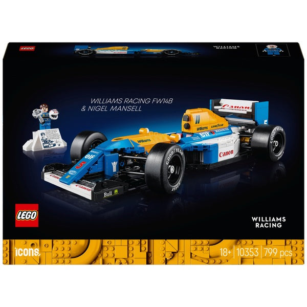 LEGO Icons 10353 Williams Racing FW14B & Nigel Mansell