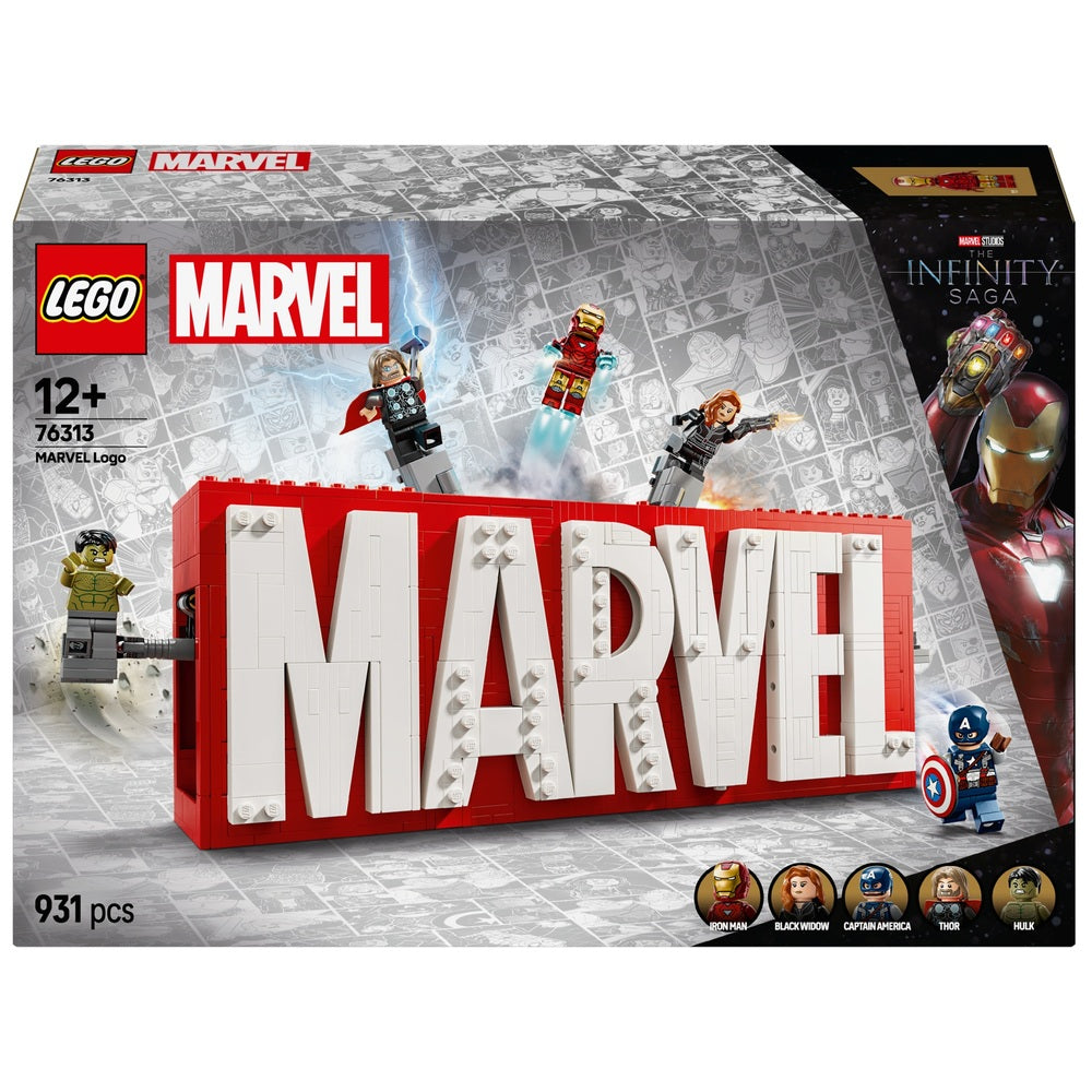 LEGO Marvel 76313 Marvel Logo & Minifigures