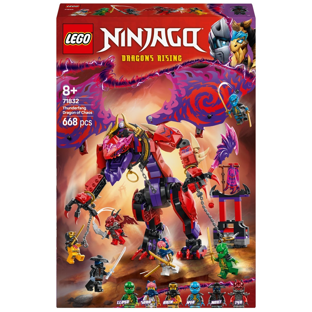 LEGO Ninjago 71832 Thunderfang Dragon of Chaos