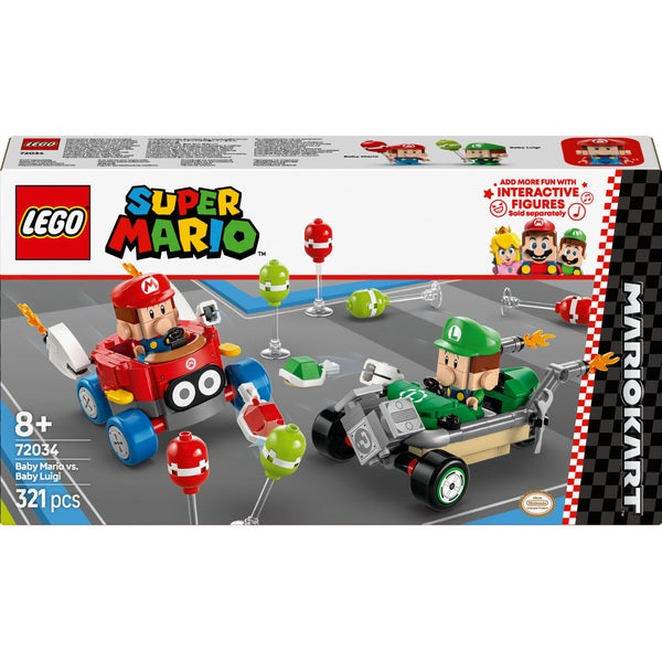 LEGO Super Mario 72034 Mario Kart - Baby Mario vs. Baby Luigi
