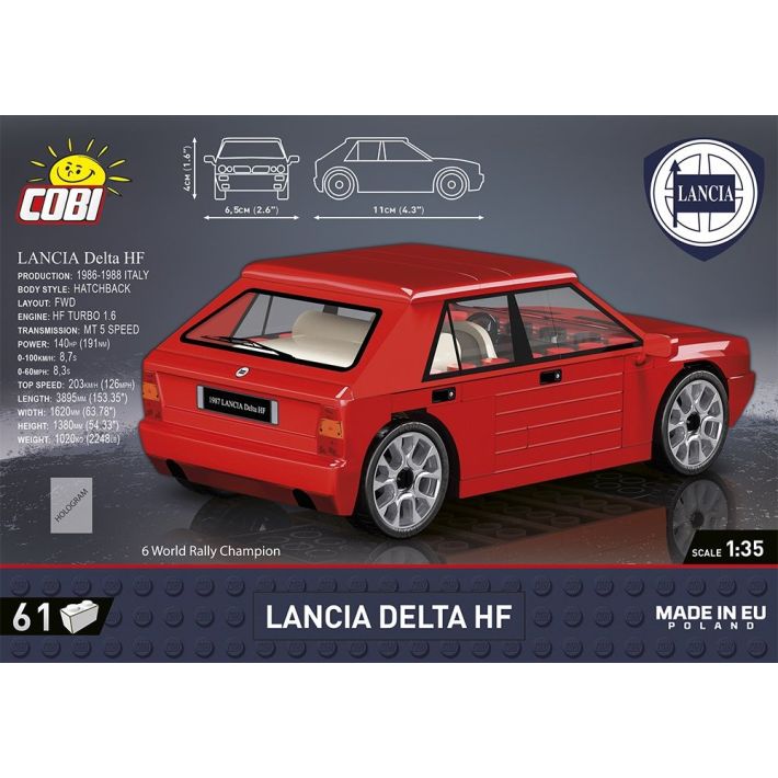 Cobi 24508 Lancia Delta HF 1:35