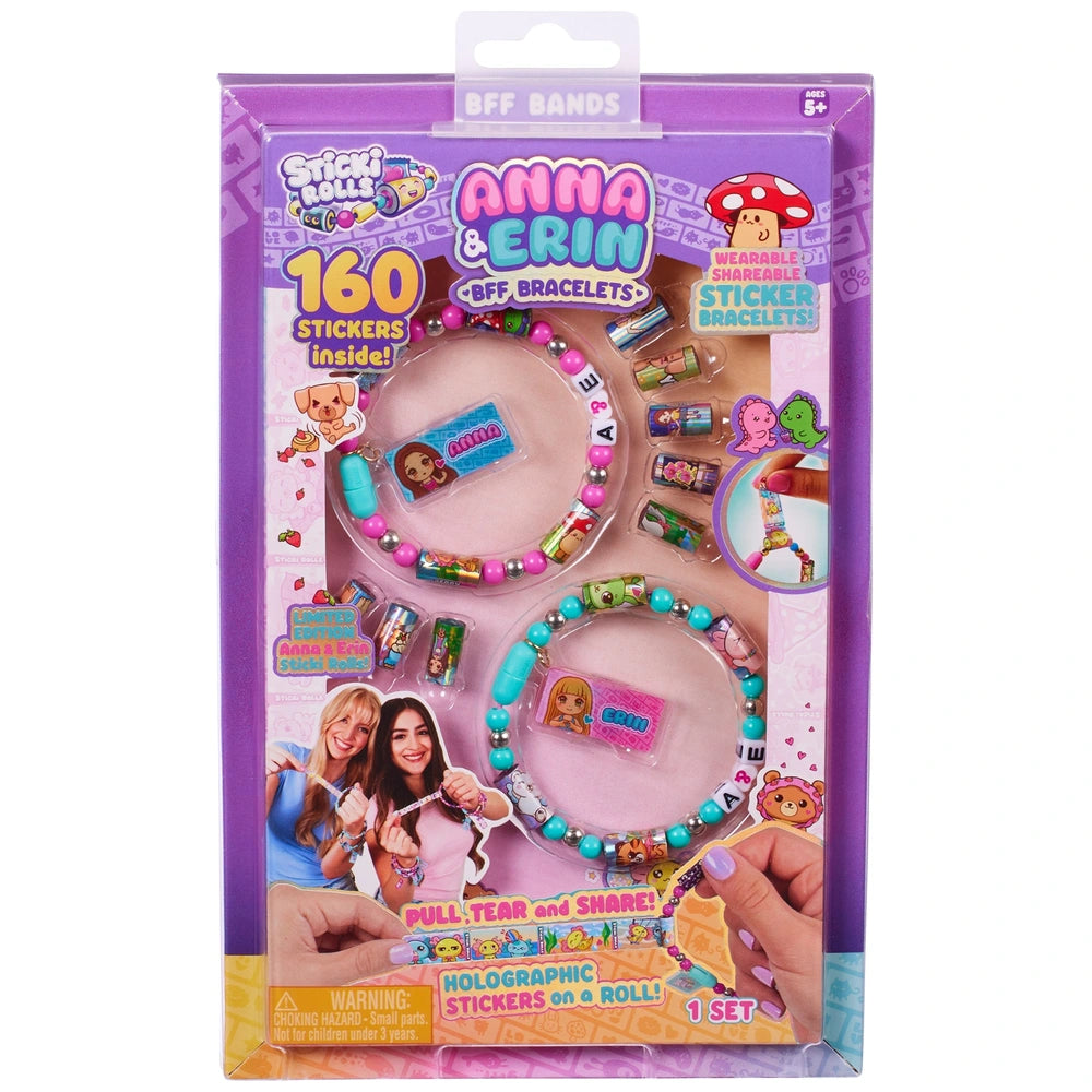 Sticki Rolls Anna & Erin BFF Bracelets