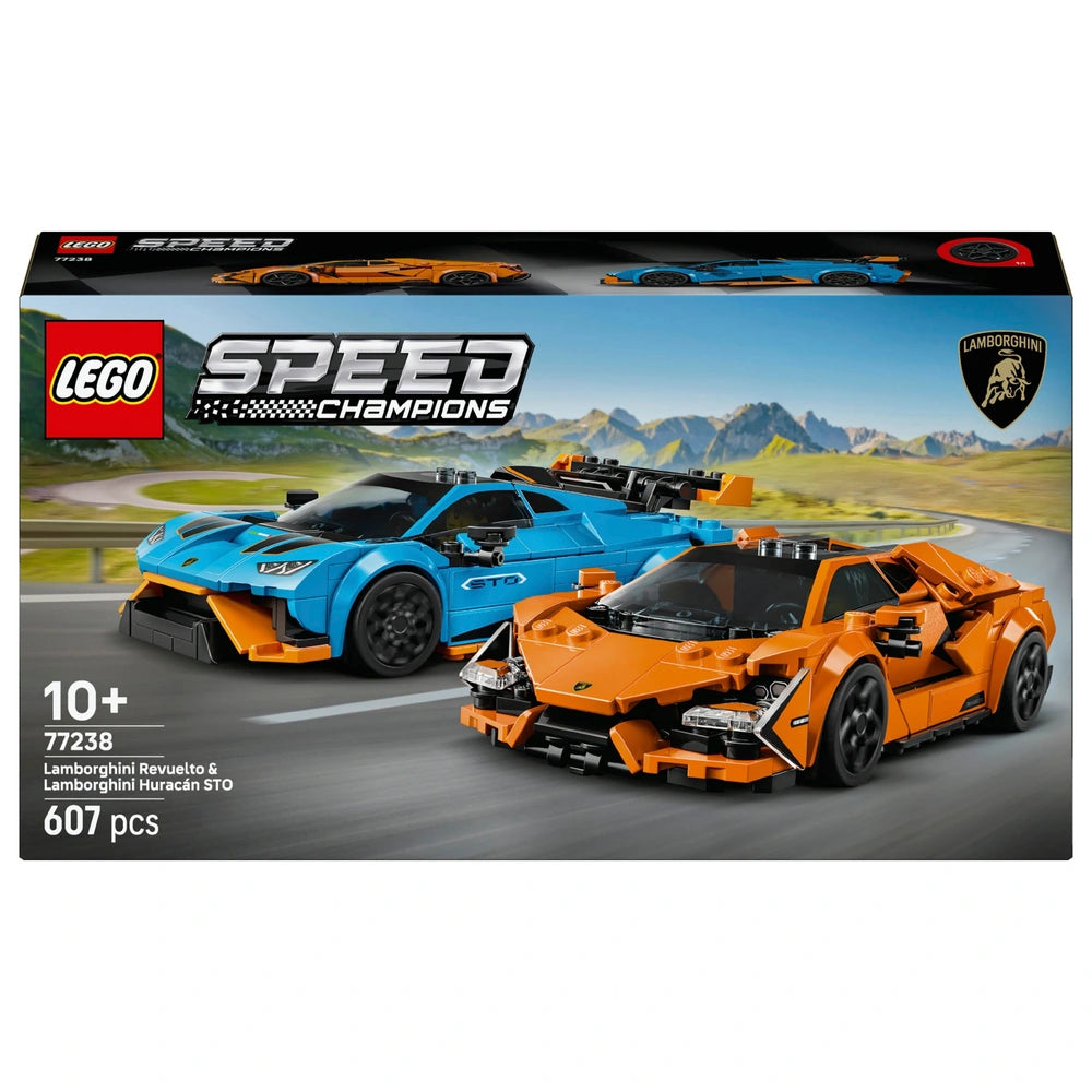 LEGO Speed Champions 77238 Lamborghini Revuelto & Huracán STO