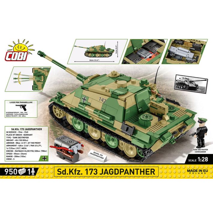 Cobi 2574 Sd.Kfz. 173 Jagdpanther 1:28