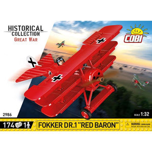 Cobi 2986 Fokker DR.1 “Red Baron” 1:32