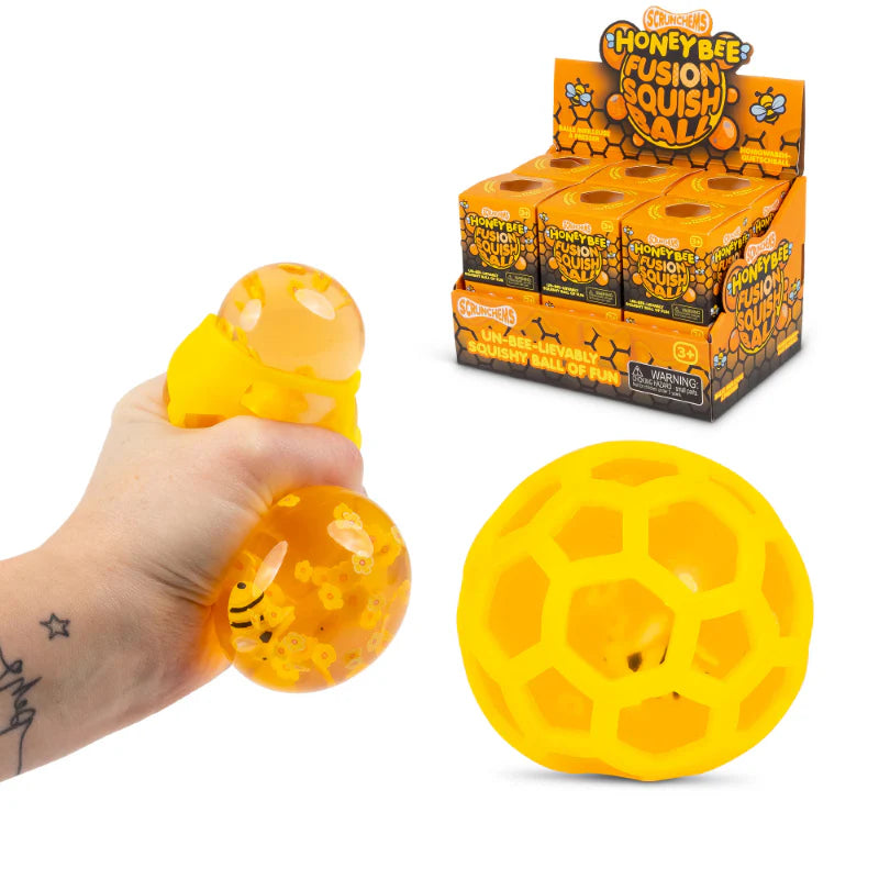 Scrunchems Honey Bee Fusion Squish Ball