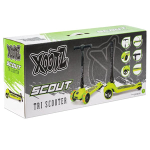 Xootz Scout Tri-Scooter - Green