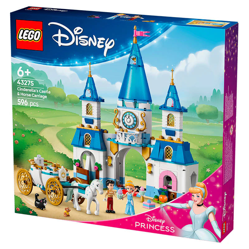 LEGO Disney 43275 Cinderella's Castle & Horse Carriage