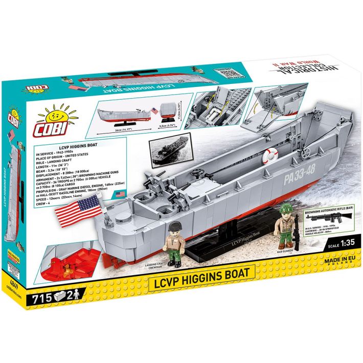 Cobi 4849 LCVP Higgins Boat 1:35