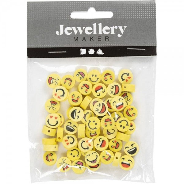 Jewellery Maker Figure Beads - Smiley