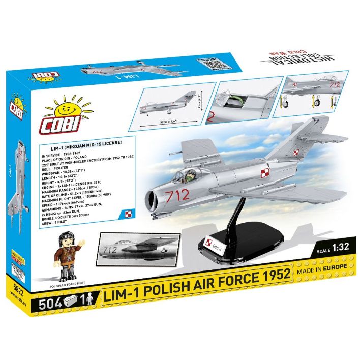 Cobi 5822 LIM-1 Polish Air-Force 1952 1:32