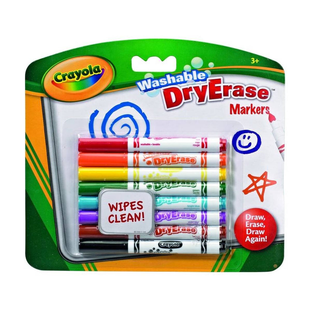 Crayola Washable Dry Erase Markers 8 Pack