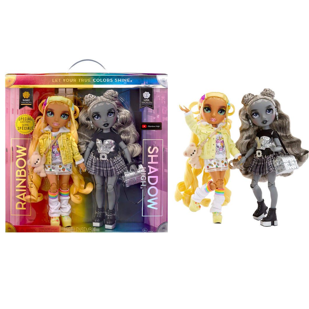 Rainbow High and Shadow High - Sunny Maddison & Luna Maddison