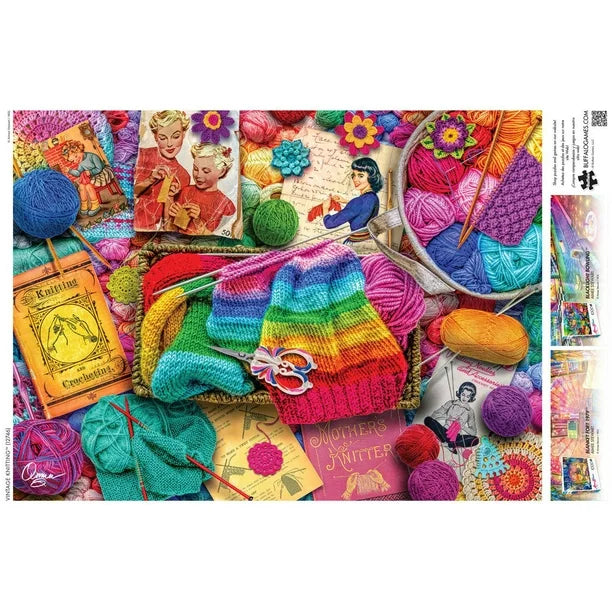 Vintage Knitting & Crochet 1000pc Puzzle