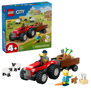 LEGO City 60461 Red Farm Tractor with Trailer & Sheep