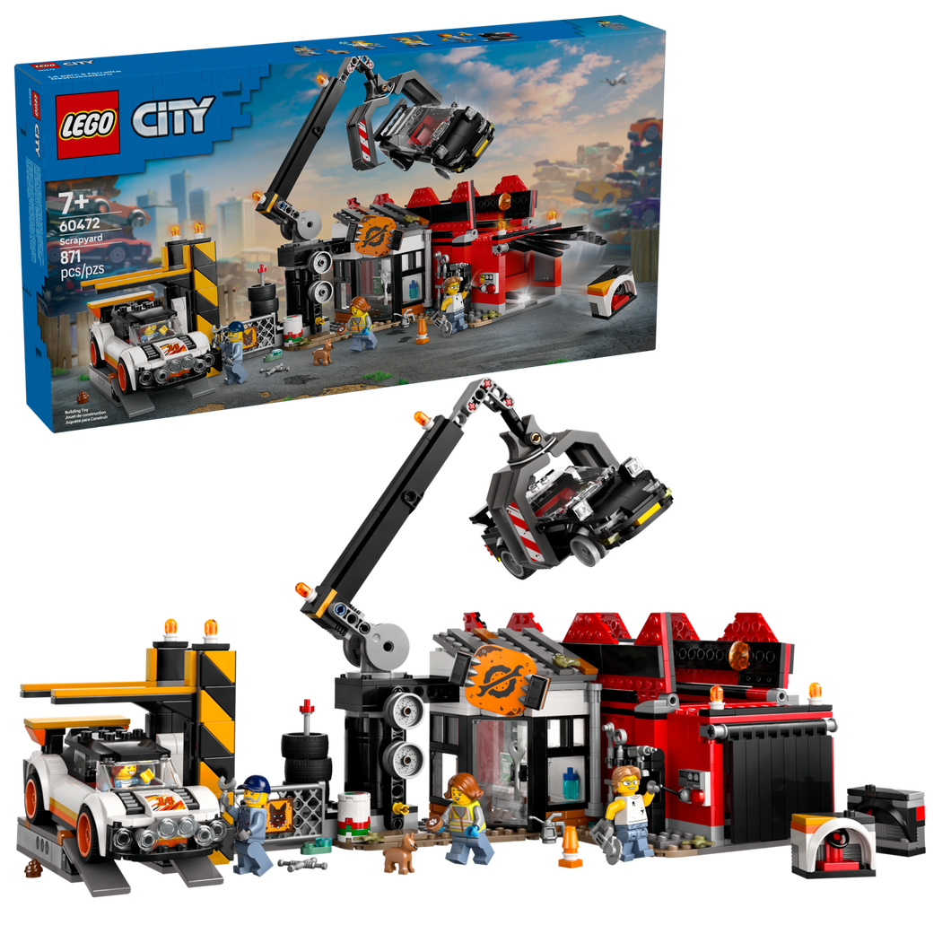 LEGO City 60472 Scrapyard with Cars