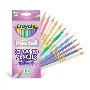 Crayola 12 Pastel Coloured Pencils