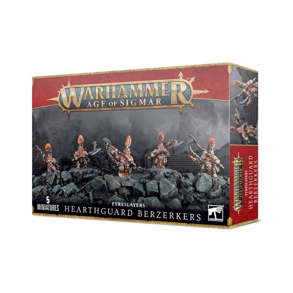 AOS Fyreslayers Hearthguard Berzerkers 84-24