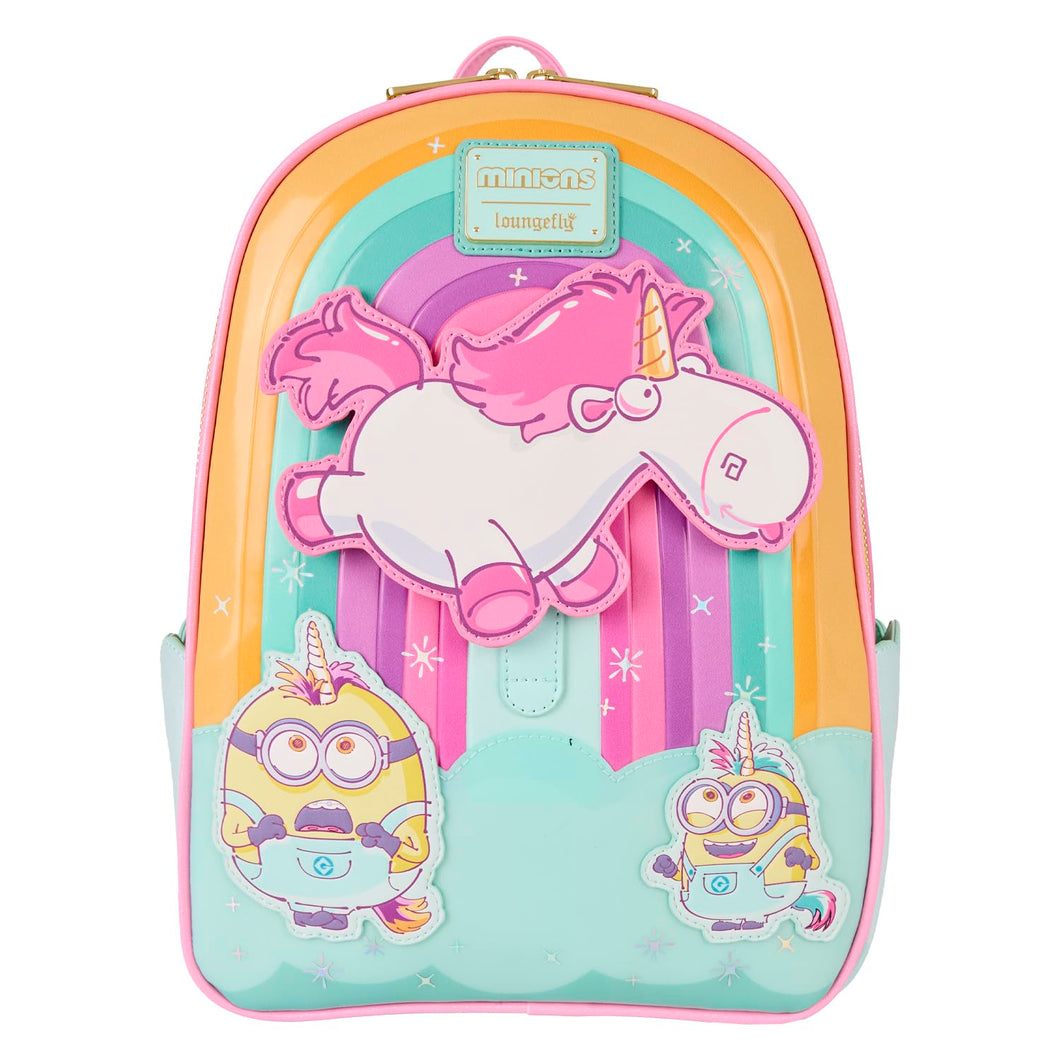 Loungefly Minions Fluffy Unicorn Mini Backpack